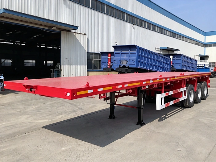 40FT 4 Axle Flatbed Trailer - 图片 2