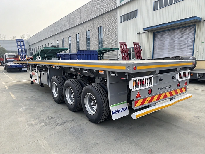 Heavy Duty Tri Axle Flatbed Trailer - 图片 3